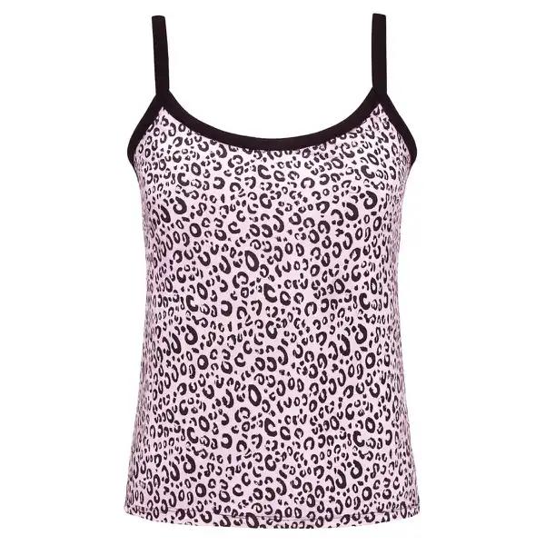 تاپ راحتی زنانه مدل پلنگی رنگ یاسی ماییلدا کد 5328-1