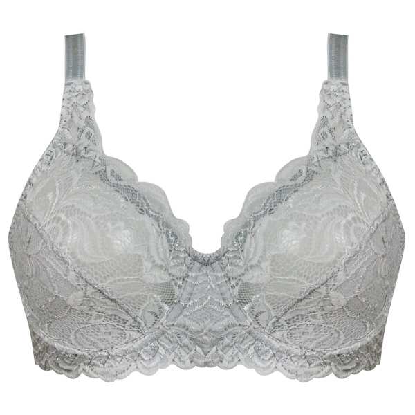 سوتین فنردار دانتل رنگ طوسی ماییلدا کد 5076