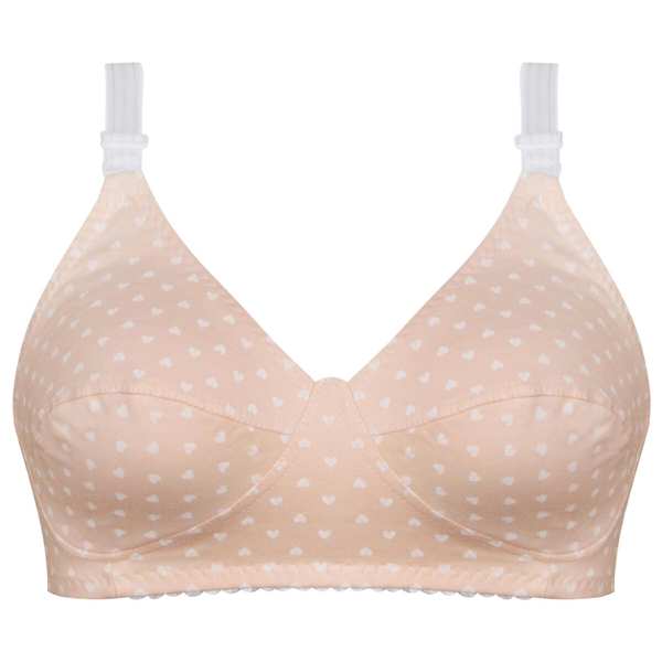 سوتین بدون فنر مدل قلبی رنگ گلبهی ماییلدا کد 5039