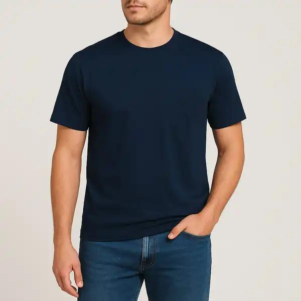 تیشرت سرمه ای ساده مردانه ماییلدا