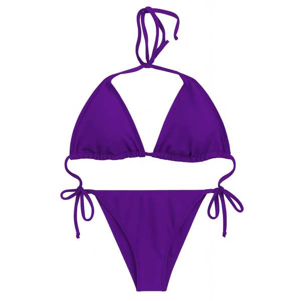 مایو دو تکه زنانه رنگ بنفش مدل 1249 ماییلدا