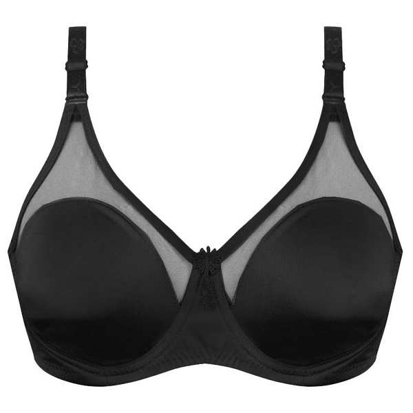 سوتین زنانه رنگ مشکی پانیذ مدل 22200 ماییلدا