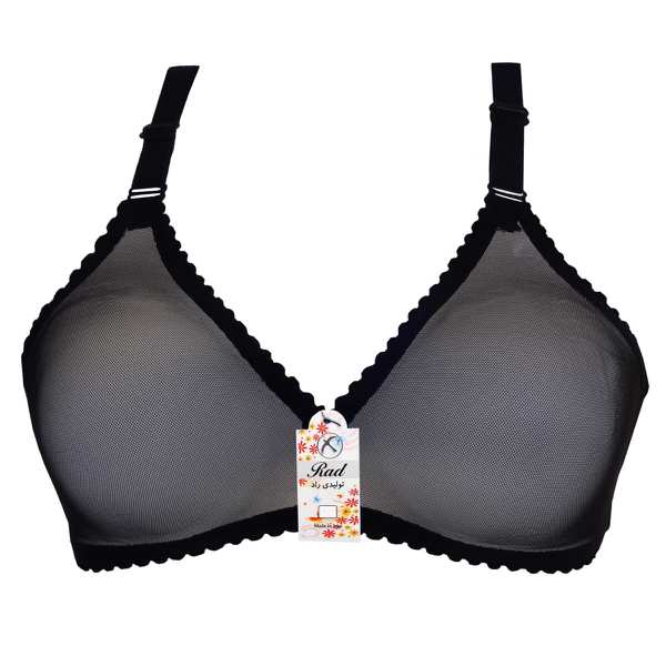 سوتین زنانه رنگ مشکی تولیدی راد مدل 441 ماییلدا