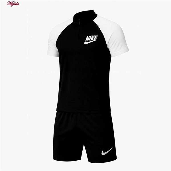 ست تی شرت آستین کوتاه و شلوارک ورزشی مردانه رنگ مشکی مدل 5374-806 ماییلدا - تصویر 4