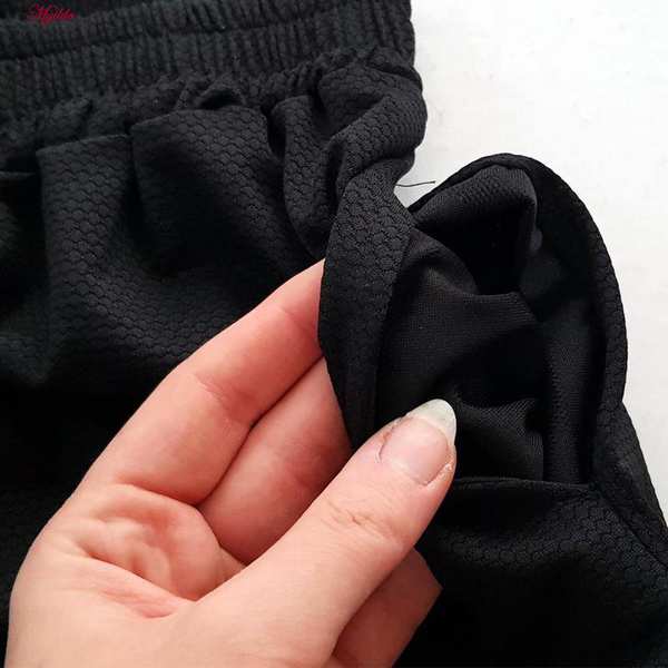ست تی شرت آستین کوتاه و شلوارک ورزشی مردانه رنگ مشکی مدل 5374-806 ماییلدا - تصویر 6