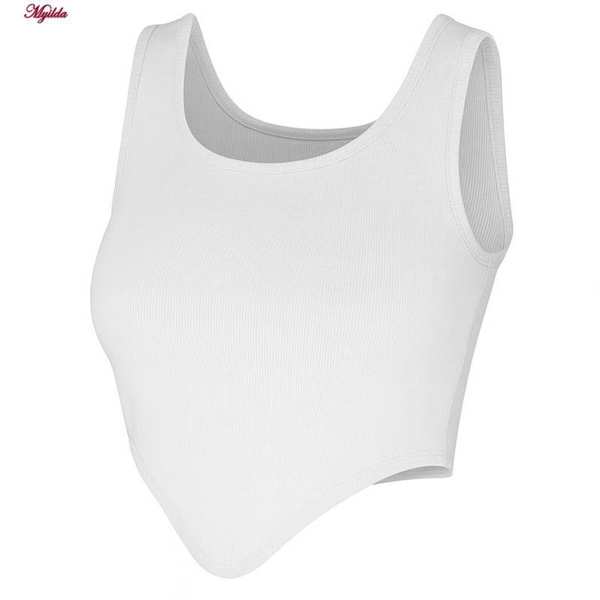 تاپ زنانه کراپ رنگ سفید ماییلدا مدل 5370-563 - تصویر 4