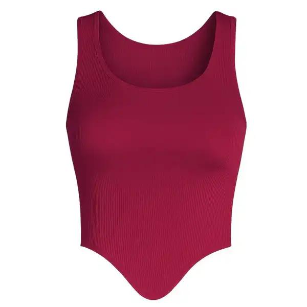 تاپ زنانه کراپ رنگ سرخابی ماییلدا مدل 5370-563