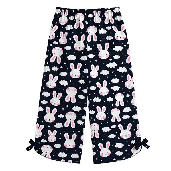 شلوارک راحتی زنانه ماییلدا مدل خرگوش و ابر کد 5358