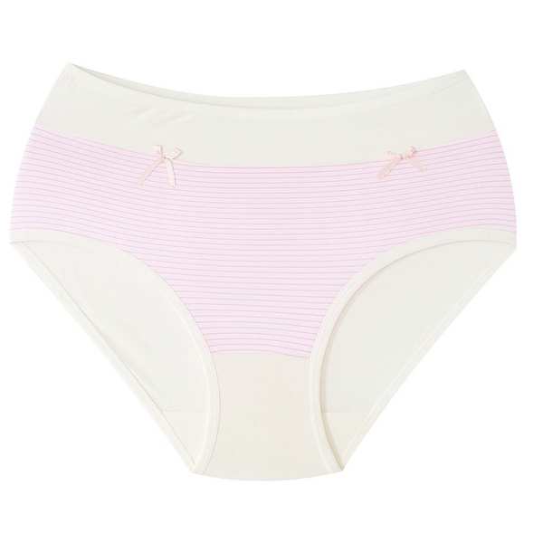 شورت زنانه راهراه رنگ صورتی کد 5408-Y97 ماییلدا