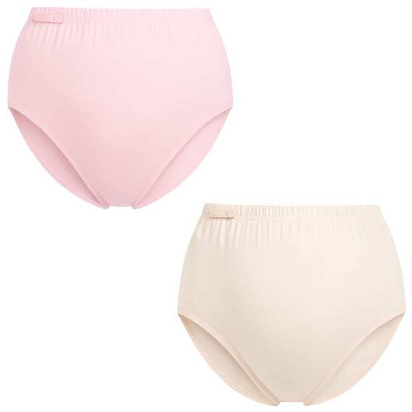 شورت بارداری رنگ صورتی و کرم ماییلدا مدل 5396-2 بسته 2 عددی