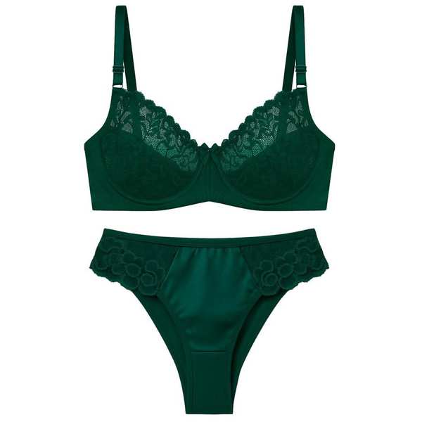 ست شورت و سوتین زنانه رنگ سبز مدل فنردار بی یو تی کد 5401 ماییلدا