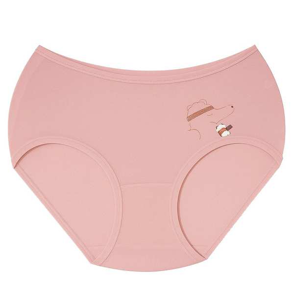 شورت زنانه خرسی رنگ گلبهی مدل 5403-6626 ماییلدا