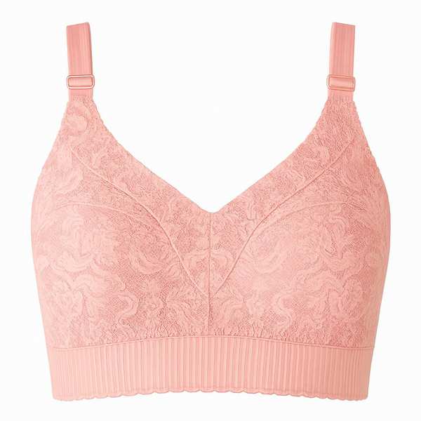 سوتین بدون فنر زنانه رنگ گلبهی ماییلدا مدل 5413