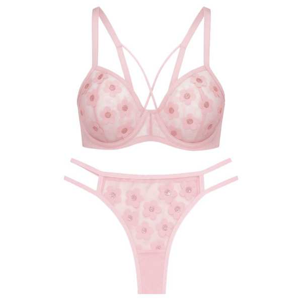 ست شورت و سوتین زنانه کارنا رز مدل فنردار کد 5427 ماییلدا