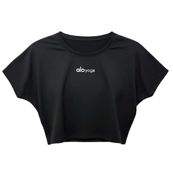 تی شرت زنانه ورزشی کراپ آستین کوتاه مدل 5488-577 ماییلدا