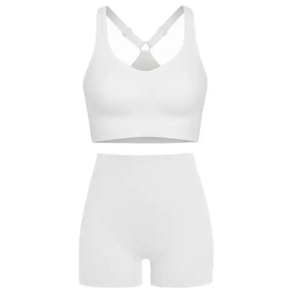 ست نیم تنه و شلوارک ورزشی زنانه ماییلدا مدل 5472-10411