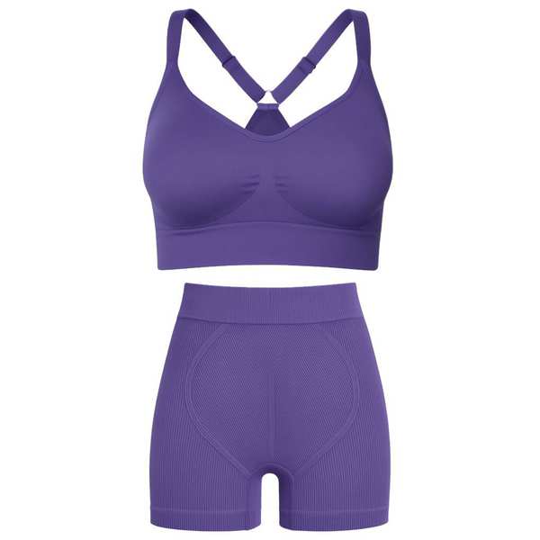 ست نیم تنه و شلوارک ورزشی زنانه ماییلدا مدل 5472-10411