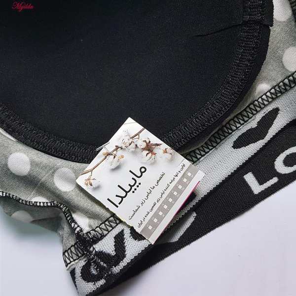 نیم تنه ورزشی زنانه ماییلدا مدل بند ضربدری کد 5549 - تصویر 7