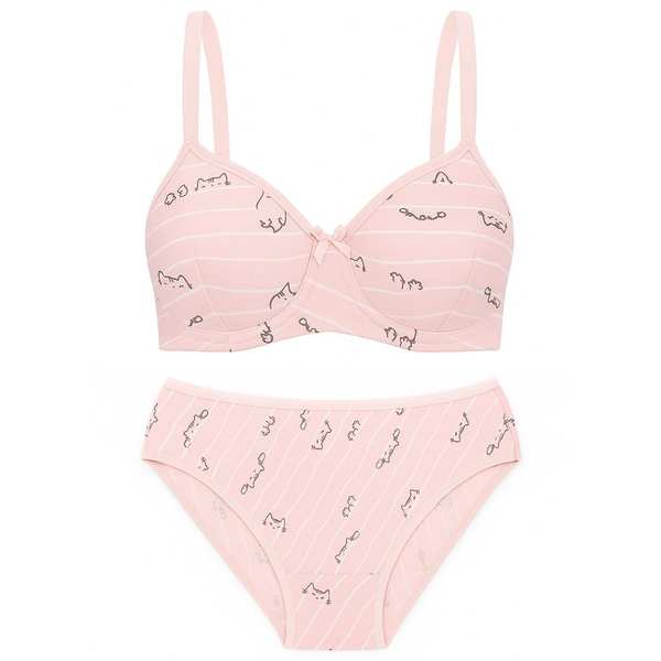 ست شورت و سوتین زنانه شارمین مدل فنردار کد 5467-2065 ماییلدا