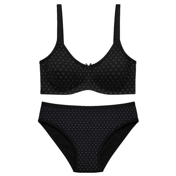 ست شورت و سوتین زنانه شارمین مدل فنردار کد 5466-2065 ماییلدا