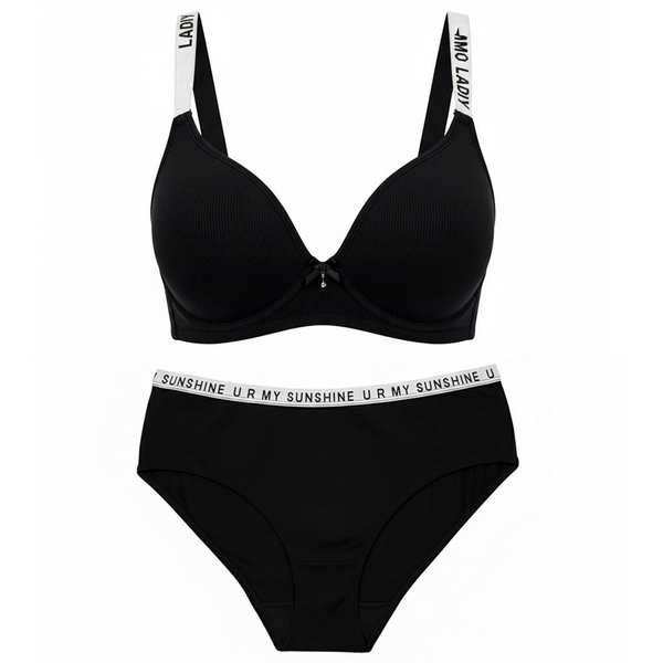 ست شورت و سوتین زنانه براگور مدل اسفنجی فنردار کد 5483-3130 ماییلدا