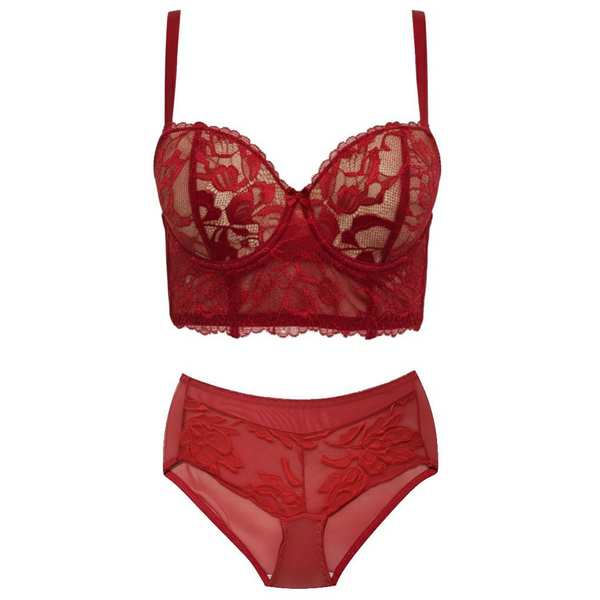 ست شورت و سوتین زنانه ماییلدا مدل لانگ لاین پوش آپ فنردار کد 5479-106