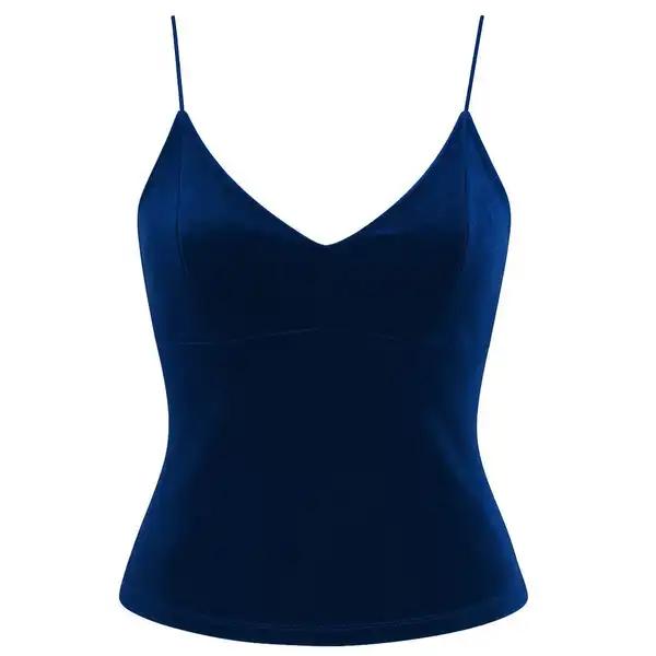 تاپ زنانه ماییلدا مدل مخمل کد 5471-861