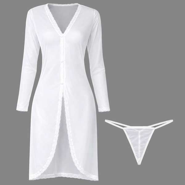 لباس خواب زنانه سیسنت مدل توری کد 5526-5017 ماییلدا