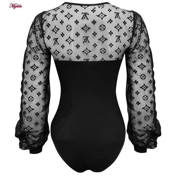 بادی آستین بلند زنانه مدل گیپوری کد 5713-466 ماییلدا - تصویر 2