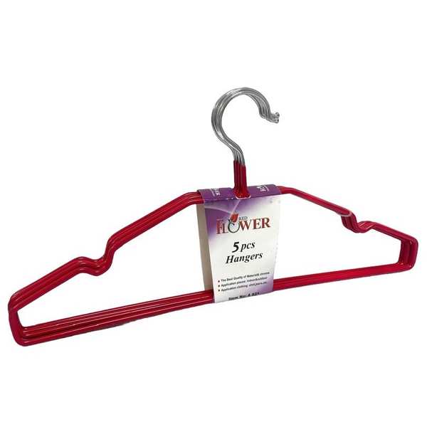چوب لباسی فلاور روکش دار مدل A-831 بسته 5 عددی ایرسامارکت
