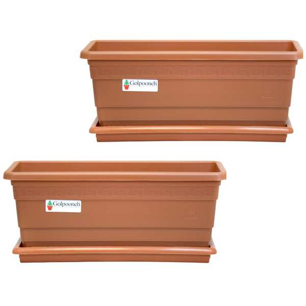 گلدان گلپونه مدل F210 مجموعه 2 عددی ایرسامارکت