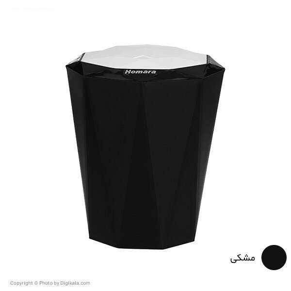 سطل زباله همارا مدل درب دار سایز کوچک ایرسامارکت - تصویر 6