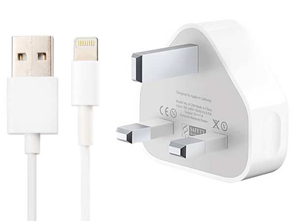 شارژر اصلی آیفون همراه کابل فست شارژ یو اس بی به لایتنینگ Apple iphone Charger