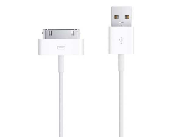 کابل اصلی شارژ آیفون Apple iphone 30 Pin to USB Cable 4/4s