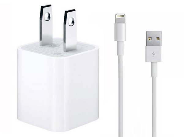 سری شارژر آیفون اورجینال به همراه کابل شارژ لایتنینگ / Apple iPhone Charger 2 Pin ?>