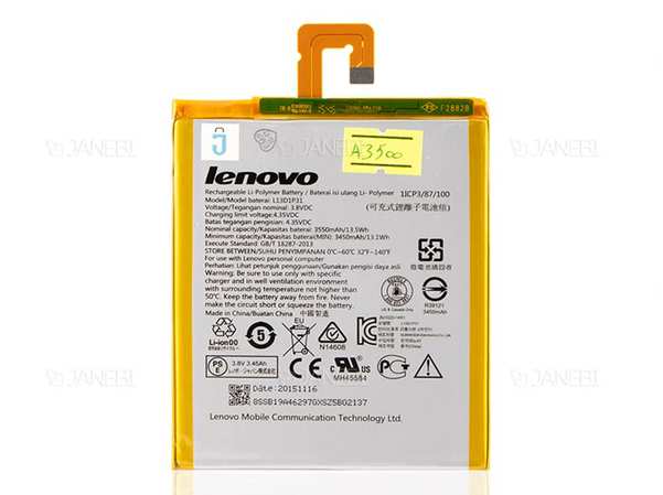 باتری اصلی تبلت لنوو Lenovo Tablet A7-50 A3550 Battery L13D1P31845702NC7679