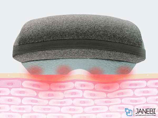 پد ماساژ حرارتی وایرلس شیائومی Xiaomi Lefan Wireless Thermal Massage Pillow LF-YK006 - تصویر 5