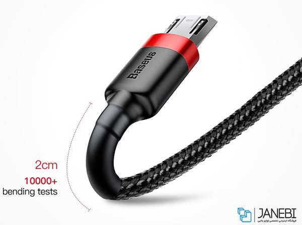 کابل شارژ سریع و انتقال داده میکرو یو اس بی بیسوس Baseus Cafule Micro USB Cable 1m - تصویر 7