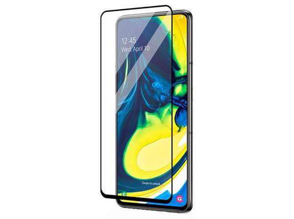 محافظ صفحه نمایش شیشه ای تمام صفحه سامسونگ RG Full Glass Samsung Galaxy A80/A90