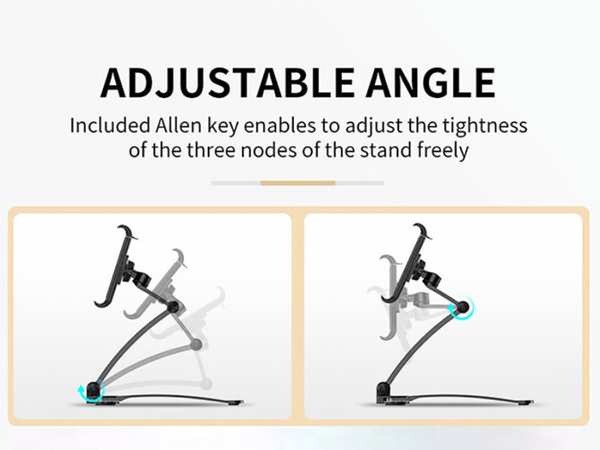 پایه نگهدارنده موبایل و تبلت راک مدل Rock Universal Adjustable Desktop Stans Suspensible - تصویر 5