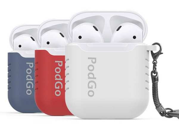 کاور سیلیکونی ایرپاد آها استایل AhaStyle PodGo Silicone Keychain Case Apple AirPods