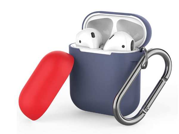 کاور سیلیکونی دو درب قلاب دار ایرپاد 1 و 2 آها استایل AHAStyle Ultra Airpods 2/1 Case