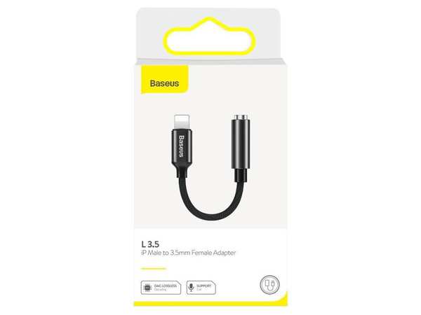 مبدل لایتنینگ به صدا بیسوس Baseus ightning to 3.5mm Adapter L3.5 - تصویر 11