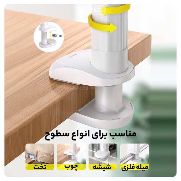 پایه نگهدارنده گوشی و تبلت بیسوس Baseus Otaku Life Rotary Adjustment Lazy Holder - تصویر 11