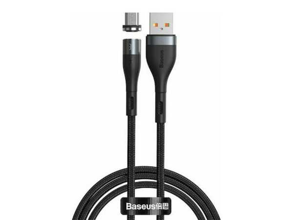 کابل آهنربایی میکرو یو اس بی بیسوس Baseus Zinc Magnetic Micro USB Cable 1m