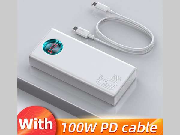 پاوربانک فست شارژ 30000 با توان 65 وات بیسوس PPLG000102 PPLG-A01 - تصویر 13