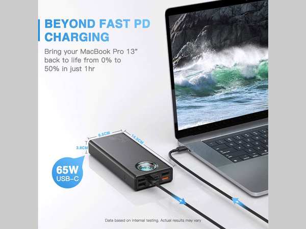 پاوربانک فست شارژ 30000 با توان 65 وات بیسوس PPLG000102 PPLG-A01 - تصویر 17