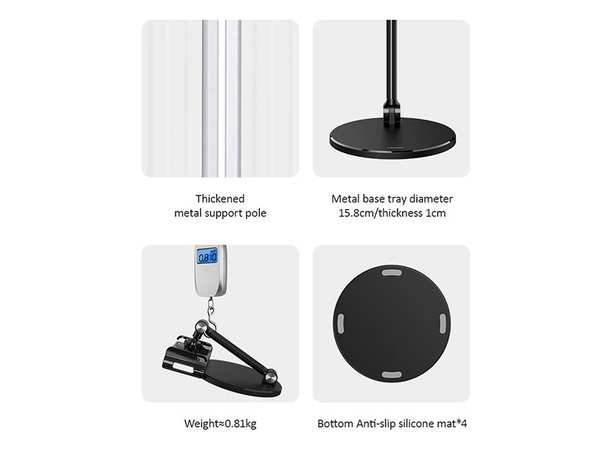 پایه نگه دارنده گوشی و تبلت رومیزی یوسامز Usams US-ZJ057 Tablet Desktop Stand - تصویر 2