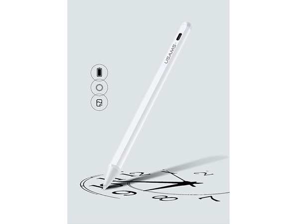 قلم لمسی شارژی اپل آیپد 2018 و جدیدتر یوسامز Usams US-ZB135 Active Touch Capacitive Stylus Pen iPad - تصویر 3