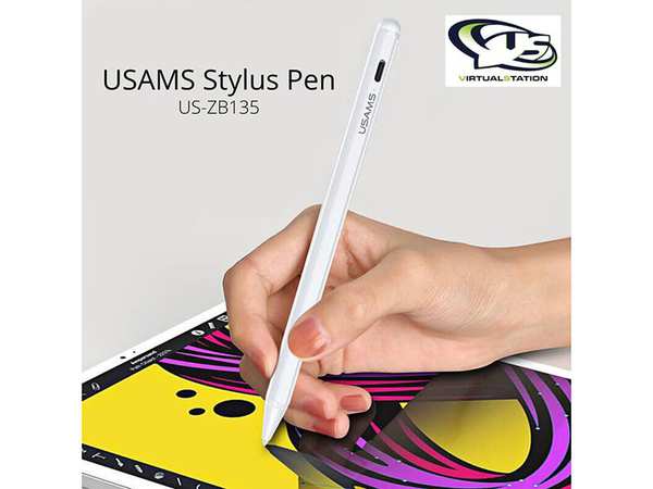 قلم لمسی شارژی اپل آیپد 2018 و جدیدتر یوسامز Usams US-ZB135 Active Touch Capacitive Stylus Pen iPad - تصویر 8